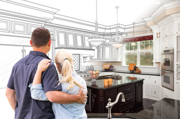 Professional Kitchen Island Installation technician working in Goodhue, MN